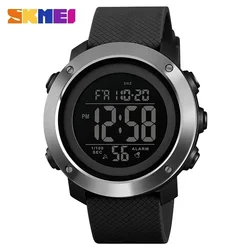 Men's Digital Sport Watch, Luxury Brand, 5Bar Waterproof, with Alarm Clock (Black Watch)