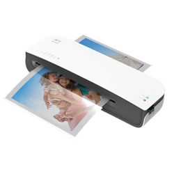 OSMILE SL289 Desktop Laminator Set - A4 Size, Hot & Cold Lamination, 2 Roller System, 9-Inch Max Width (White)