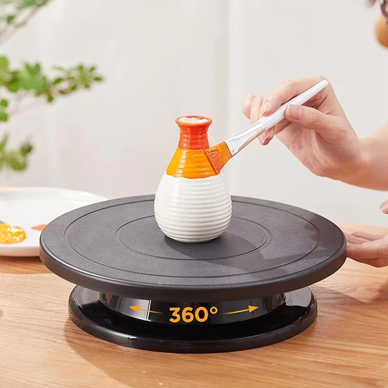 Spinning Turntable Engraving Wheels Spinning Cake Turntable Painting Turning Table Lightweight Holder For Painting