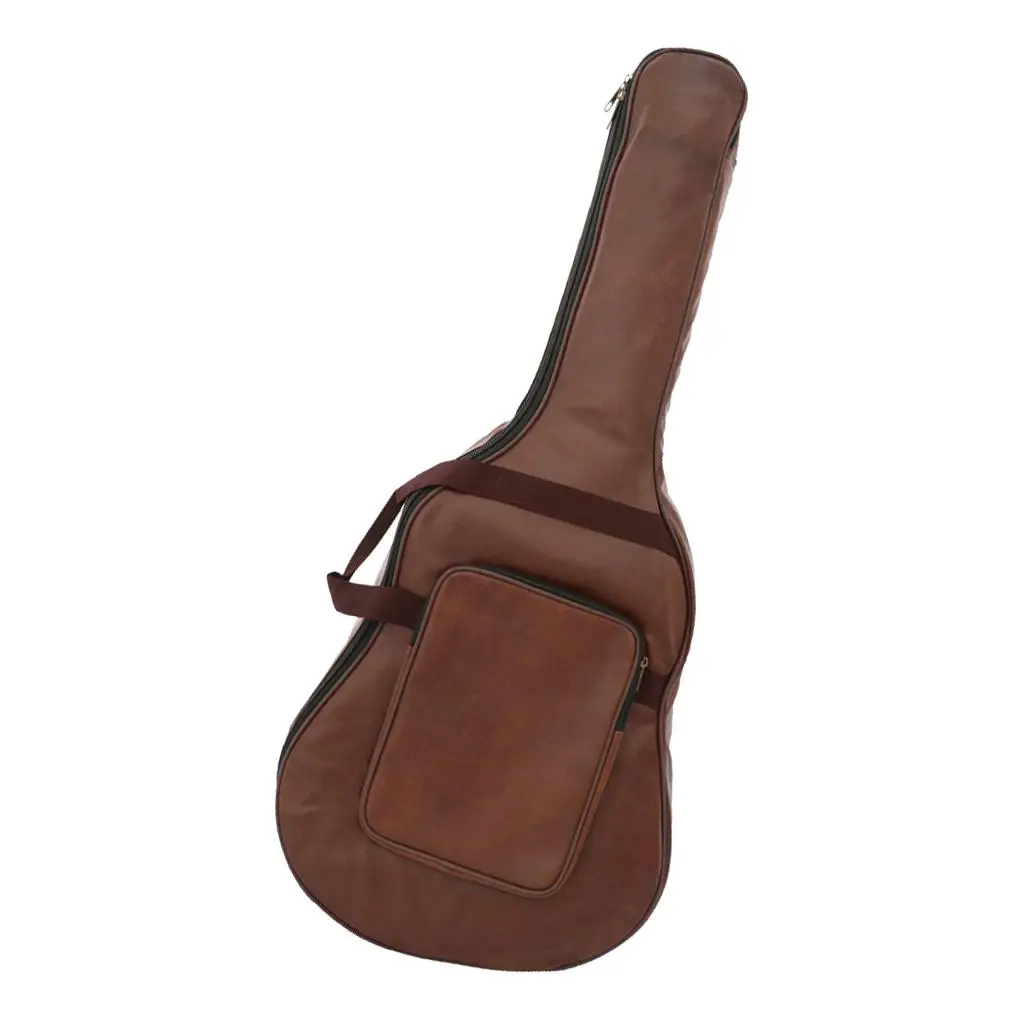 40`` 41`` Acoustic Classic Guitar bag Carryinging Bag Soft Case PU Leather Bag