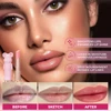 BEAUTY GLAZED Pink Bear Long Lasting Moisturizing Waterproof Natural Lip Balm Natural Formula Repairs Dry Lips Makeup 5