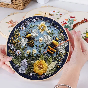 Bee Cross Stitch Kit 1