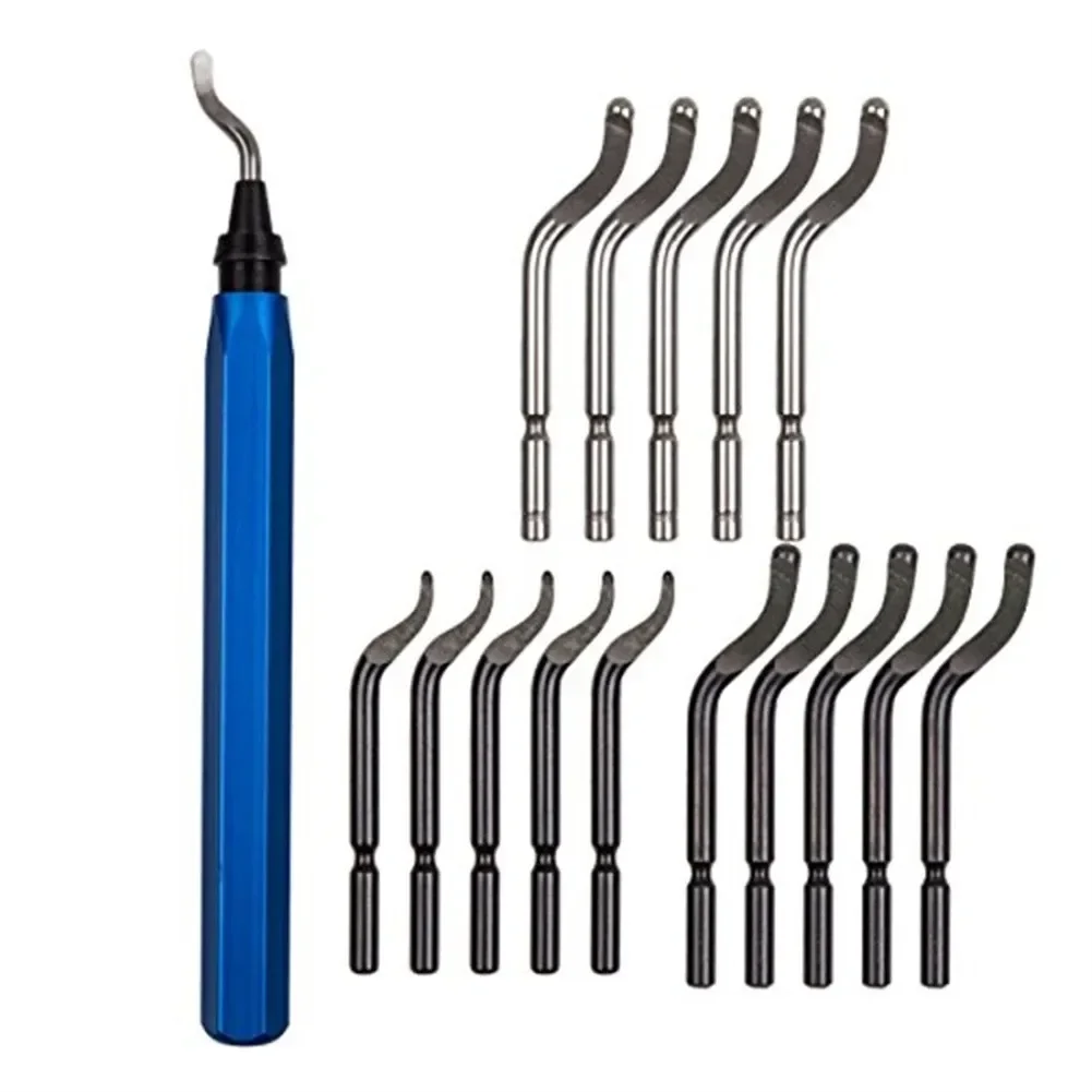 Universal Deburring Kit 41 Piece Kit That Includes Heavy %26 Extra Heavy Duty Deburring Blades With Handles%2c Deburring Tools For Slot And Sheet Metal%2c Countersink Tool%2c Ceramic Tool %26 Scrapers
