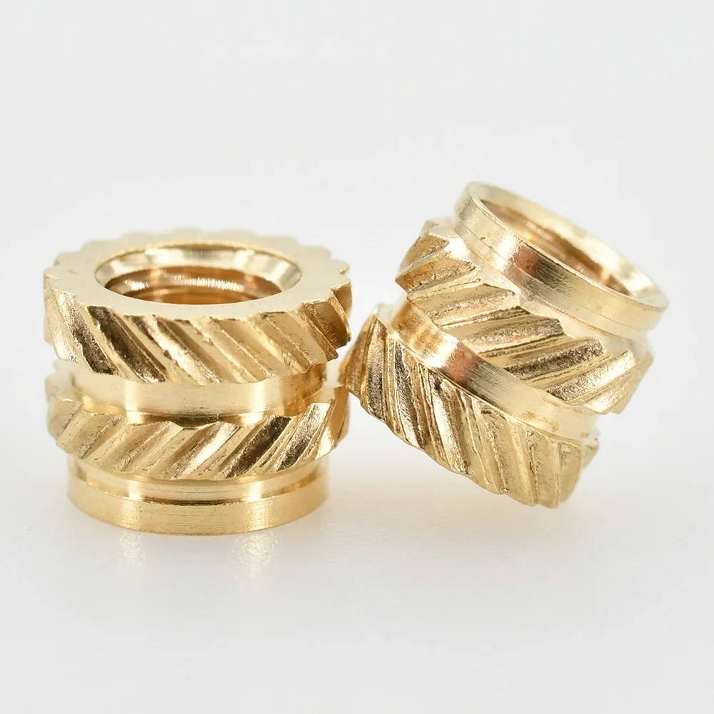 

Индивидуальные латунные гайки M2xOD4xL4 (8000 шт.) + M3xOD5xL4 (4000 шт.)