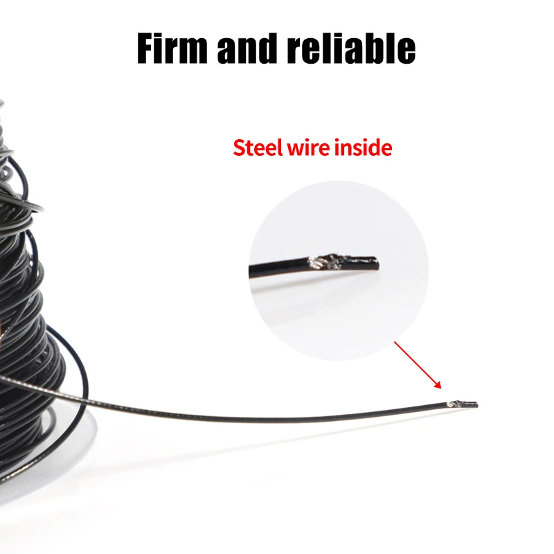 Atop Wire Rope Shoe Rope Turnbuckle Repair Part Steel Wire Original Firm Shoe Length 56cm/80cm/100cm Wire Rope Repair Part