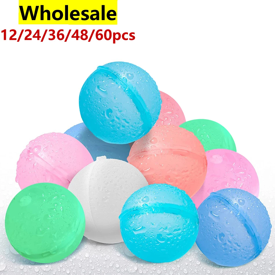 New Reusable Water Balloons Toys Quick Fill Self Sealing Water Bomb for Summer Games Children's Outdoor Activities Toy Gifts