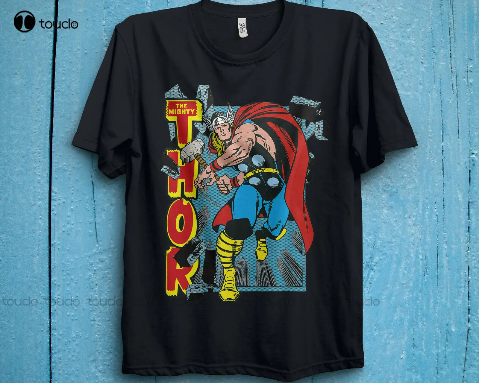 Classic The Mighty Thor Break Through Unisex Adult T-Shirt Kid Tee Red T Shirt Custom Gift Outdoor Simple Vintag Casual T Shirts