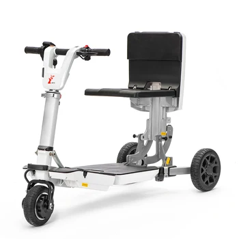 Scooter per mobilità per adulti, scooter elettrico pieghevole ultraleggero per viaggi a lungo raggio senior