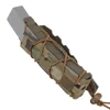 Tactical Long 9mm Magazine Pouch Pistol Submachine Gun Mag Carrier Extended Single Bag Versatile MOLLE Outdoor Hunting Airsoft 3