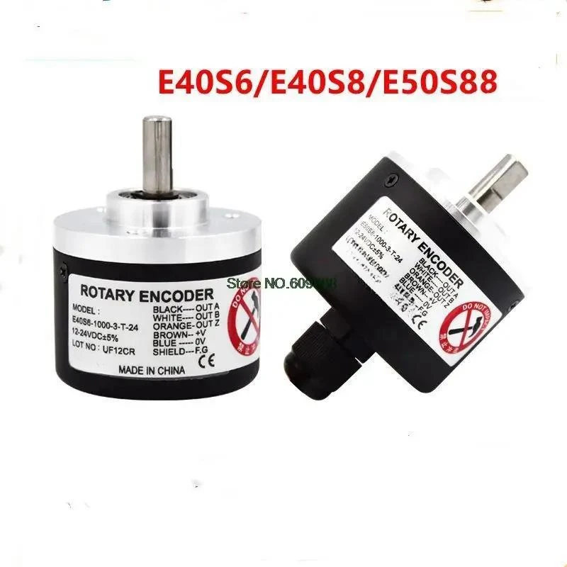 

E40S6 E40S8 E50S8 Rotary Encoder E50S8-600-3-T-24 E40S6-1024 E40S8-2000-1000