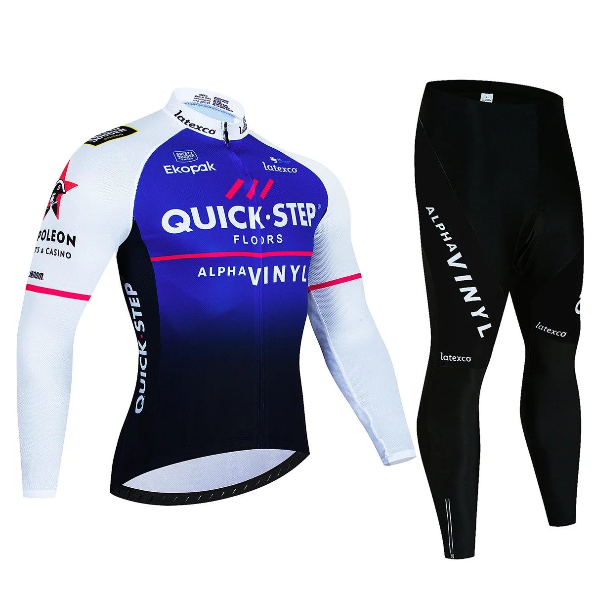 الشتاء خطوة سريعة الدراجات الفانيلة مجموعة ملابس ا...