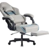 Gaming Chair for Adult, Computer Chair with Adjustable Lumbar Support Headrest and Footrest Large Size Reclining Gaming Chairs 1