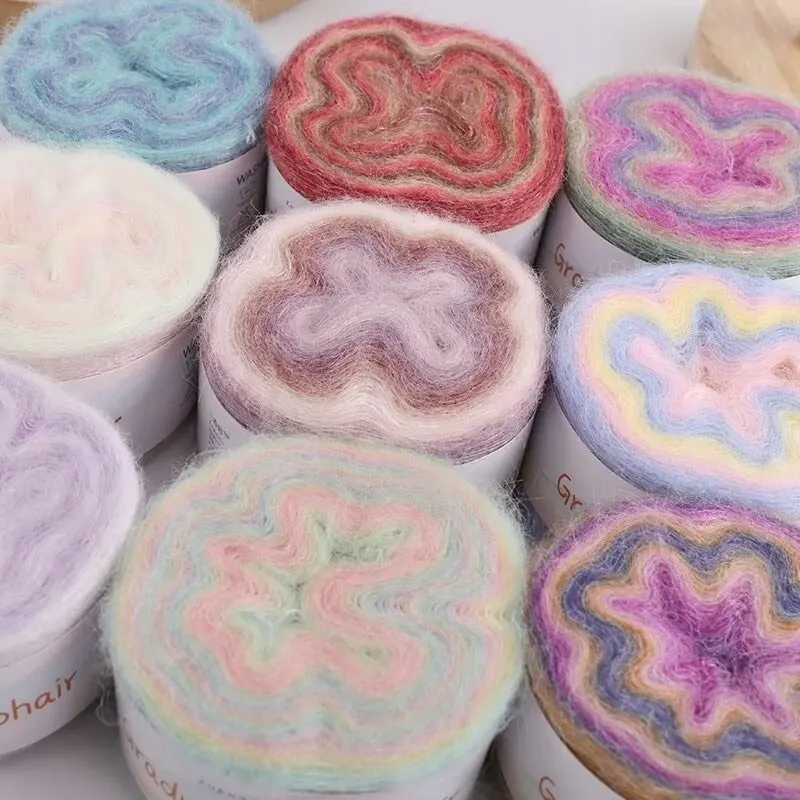 Gradient Mohair Yarn 6