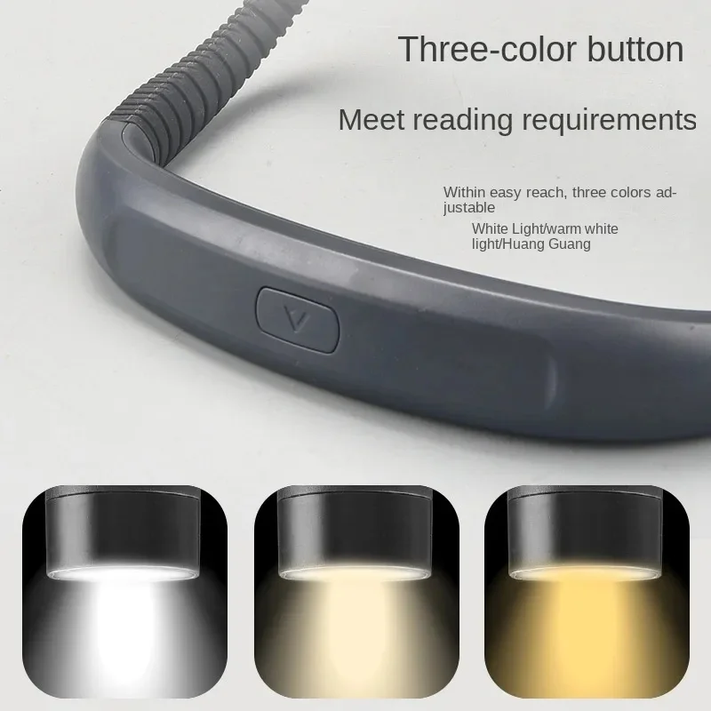 USB Rechargeable Neck Reading Light 2
