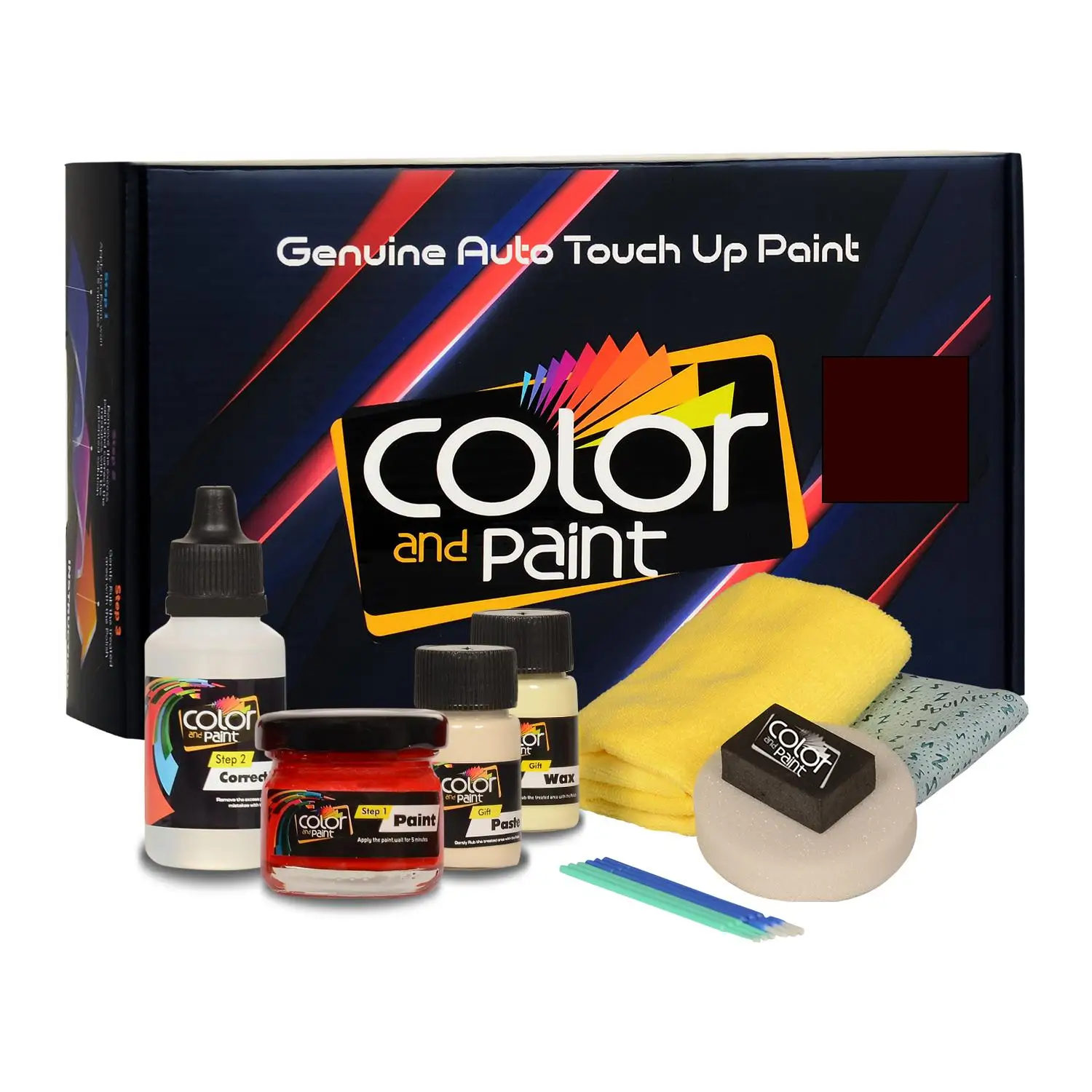 

Color and Paint compatible with Peugeot Automotive Touch Up Paint - ROUGE CHERRY - EKH - Basic Care