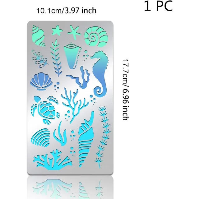 20 Pezzi Animali Da Fiore Pittura Stencil,Tema Stencils Pittura,Stencil