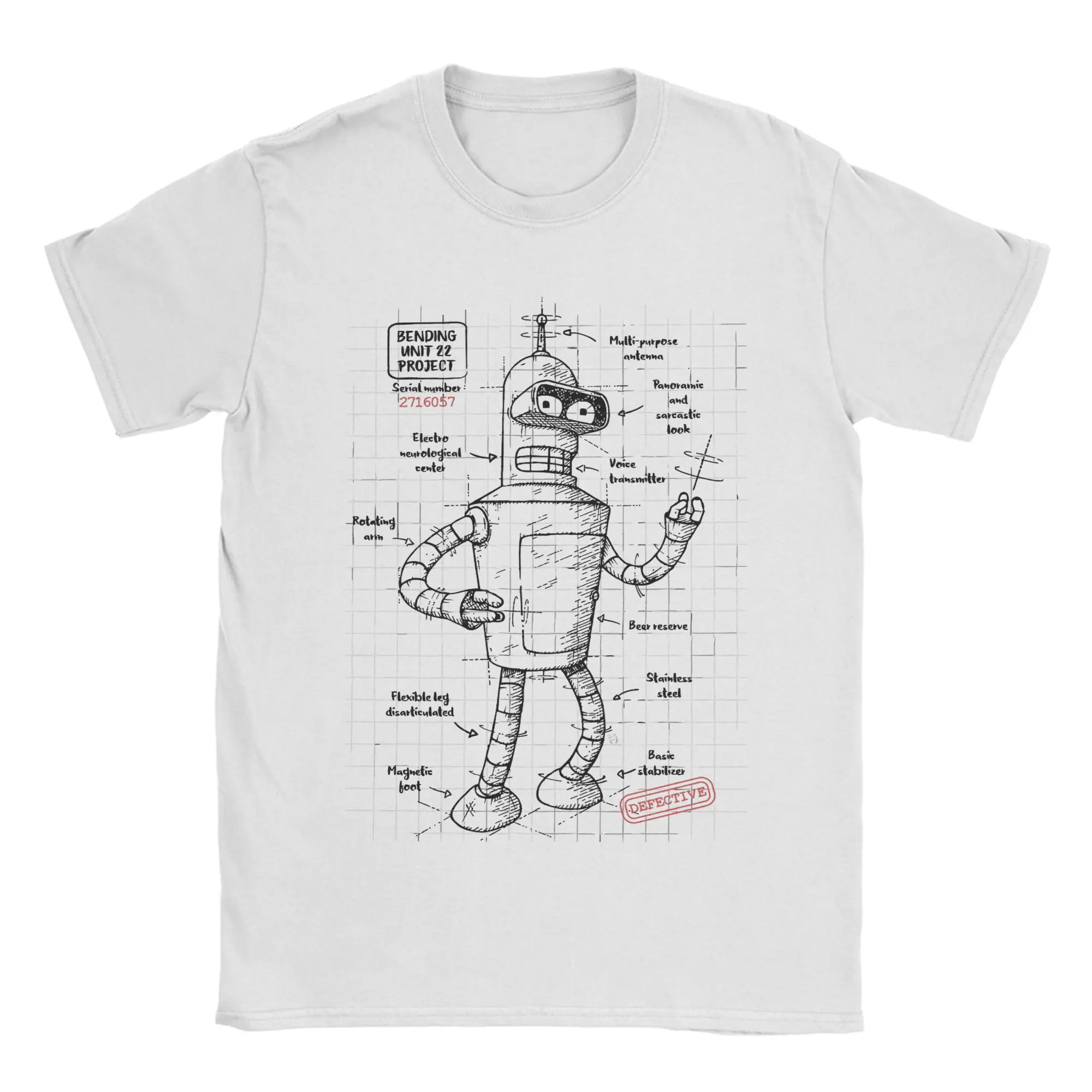Futuramas Cartoon Comic Bekleidung Männer Frauen T Shirt Baumwolle T-shirt Druck T-shirt Kleidung