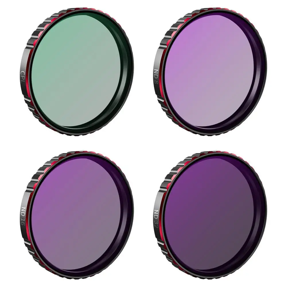 Description Picture 2 of itemFor DJI Action 5 Pro Lens Filter Kit CPL ND8/16/32 Filters For DJI Osmo Action 5 Pro Camera Accessory Outdoor Photography Props