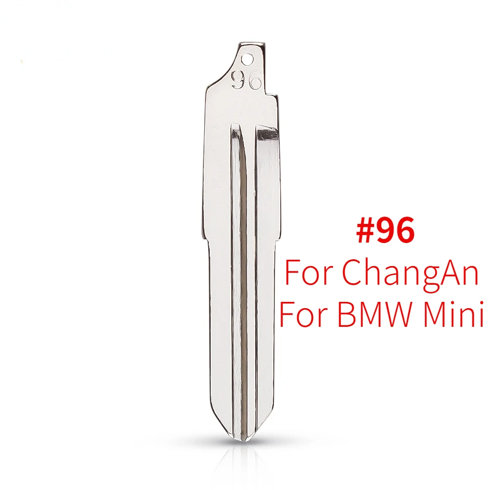 

10/20/30/50pcs #96 KD Remote Uncut Blank Metal Blade Type #96 Blade for ChangAn for BMW Mini Replacement Key