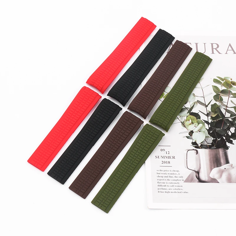 Accessori Per Orologi Per Patek Philip Aquanaut Series 5164 5167 Cinturino Impermeabile Sportivo In Gomma 21Mm Unisex