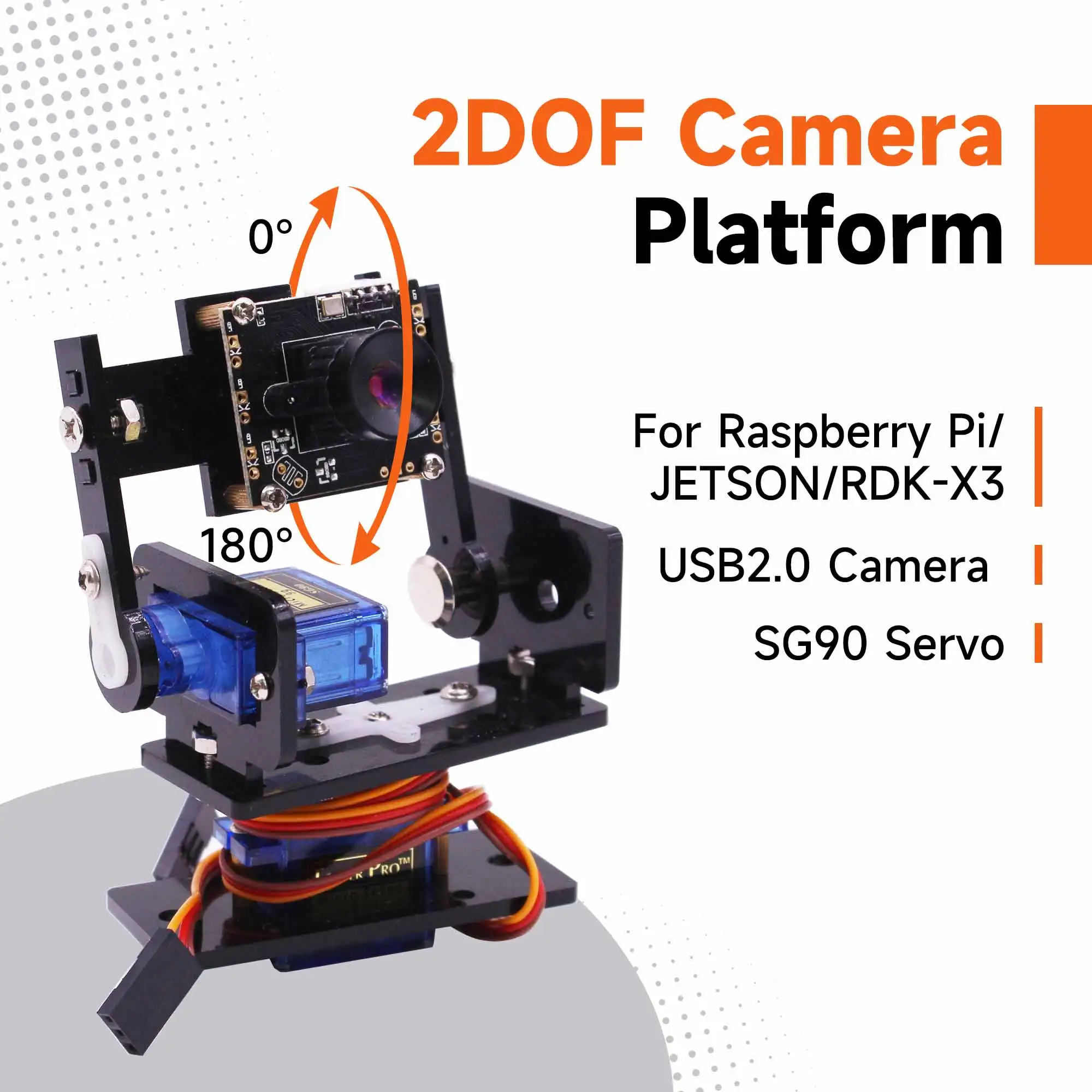 Raspberry-Pi-Camera-Module-Drive-Free-with-2DOF-SG90-Servo-PTZ-Support ...