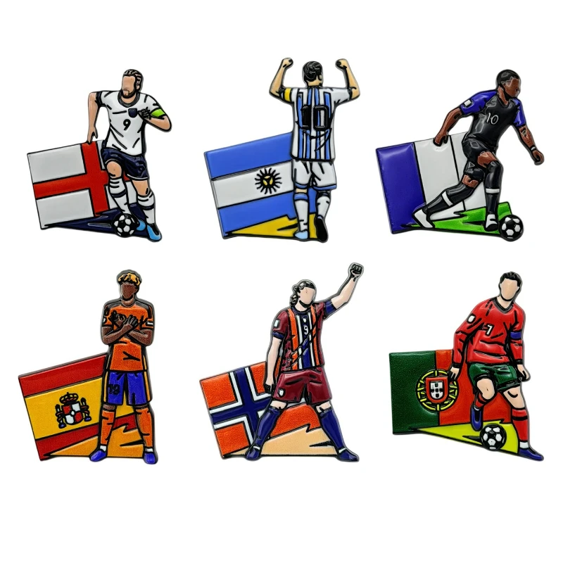2026 usa canada mexico football pin badge cartoon alloy unisex soccer player souvenir brooch diy clothes bags hat scarf jeans 2026 USA Canada Mexico Football Pin Badge Cartoon Alloy Unisex Soccer Player Souvenir Brooch DIY Clothes Bags Hat Scarf Jeans 6