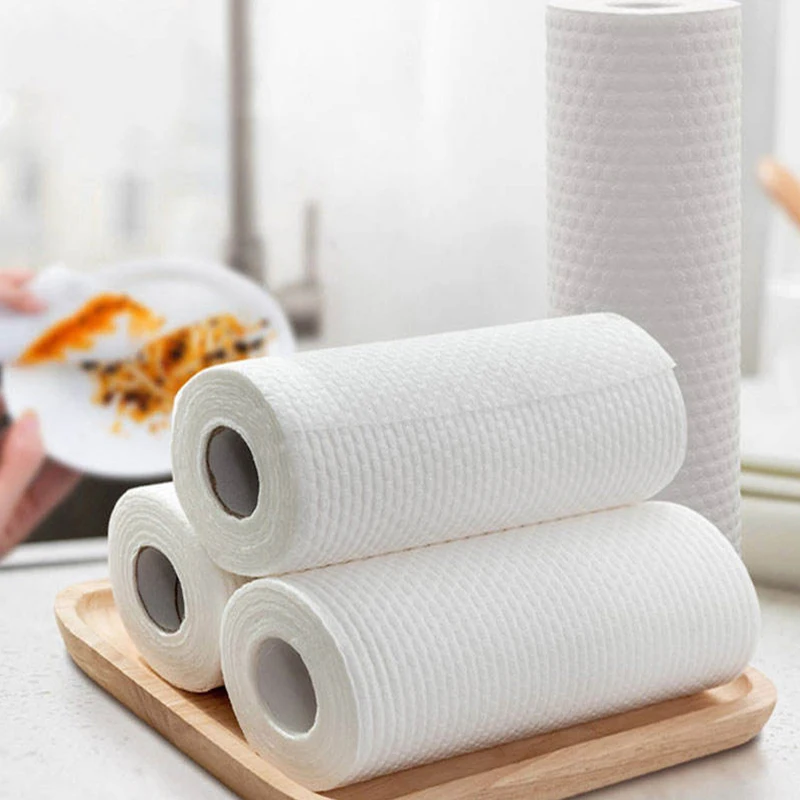 Non-woven Disposable Rags Dishcloths kitchen towel cleaning cloth dish cleaning cloth microfiber dish cloth towel cleaning cloth dish cloth Household Kitchen Non-stick Oil Cleaning Cloths Dishcloths Wash Paper Towels Cleaner Tools