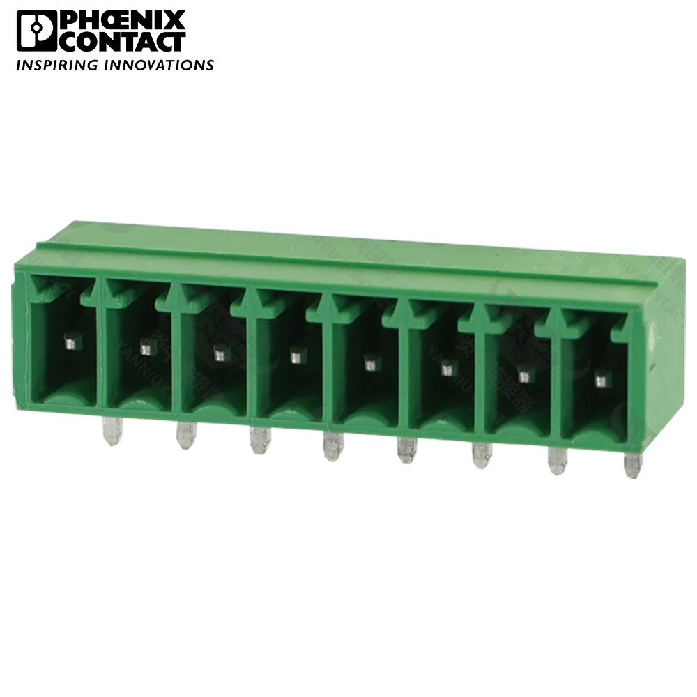

3.5mm Original Genuine Phoenix Contact Connector PCB Header Pluggable PLUG-IN Terminal Block 8 Pin MC 1.5 G 3.5 1844278 8A 160V