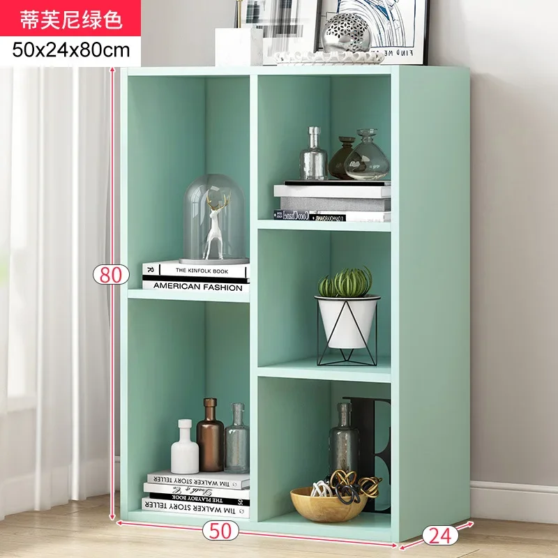 

Aoliviya Official New Bookshelf Simple Rack Student Minimalist Modern Storage Shelf Home Room Multi-Layer Floor Small Bookcase
