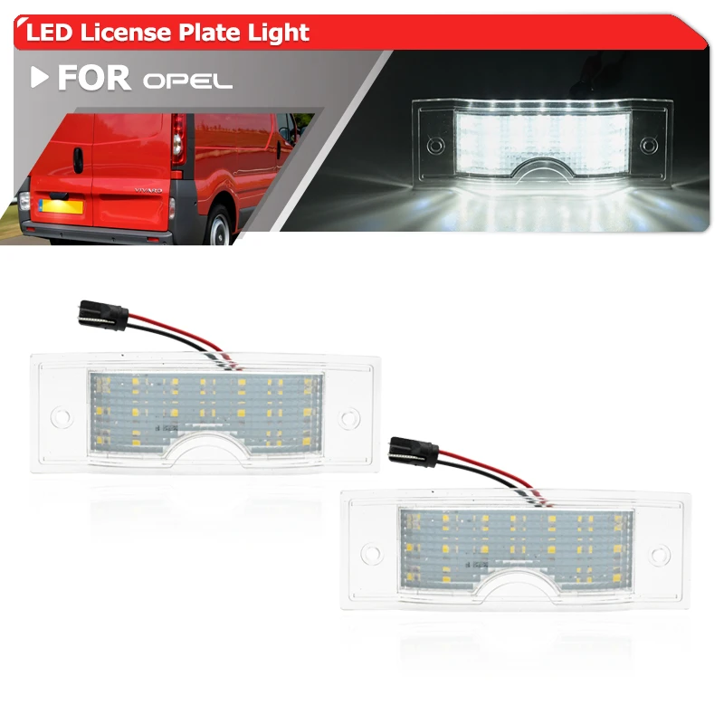 Kennzeichenleuchte LED Set Für Opel Astra Combo Corsa Omega Signum Ti