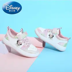 Minnie Girls Shoes Four Seasons Casual Korean Color Matching Cartoon Children's Breathable Non-slip Wear-resistant Sports Shoes