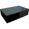 LED Black Coffee Table for Living Room with Drawer & 16 Colors Lights, Storage Space, 43.3IN High Gloss Modern Coffee Table 6