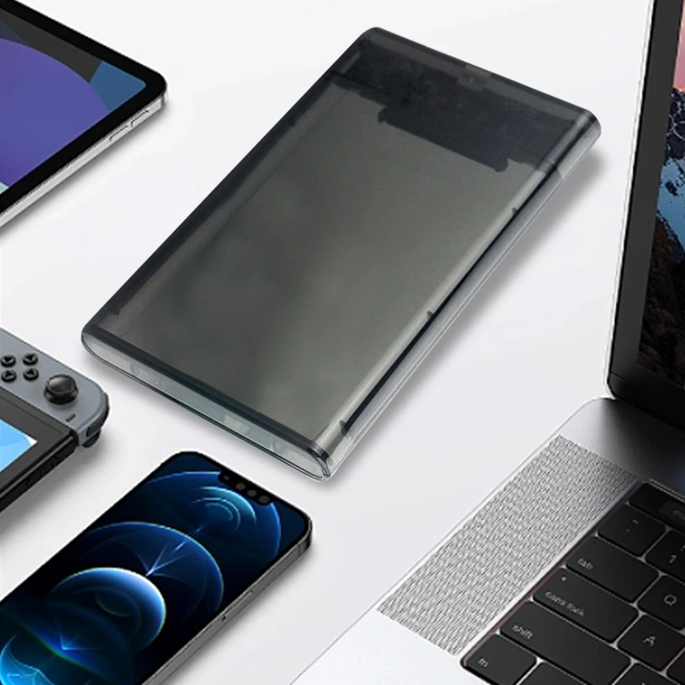 C타입 SATA 모바일 하드 드라이브 케이스, USB-C C USB-A C 케이블, 맥북 노트북 PC용, 5Gbps 하드 드라이브 케이스, 2.5 인치