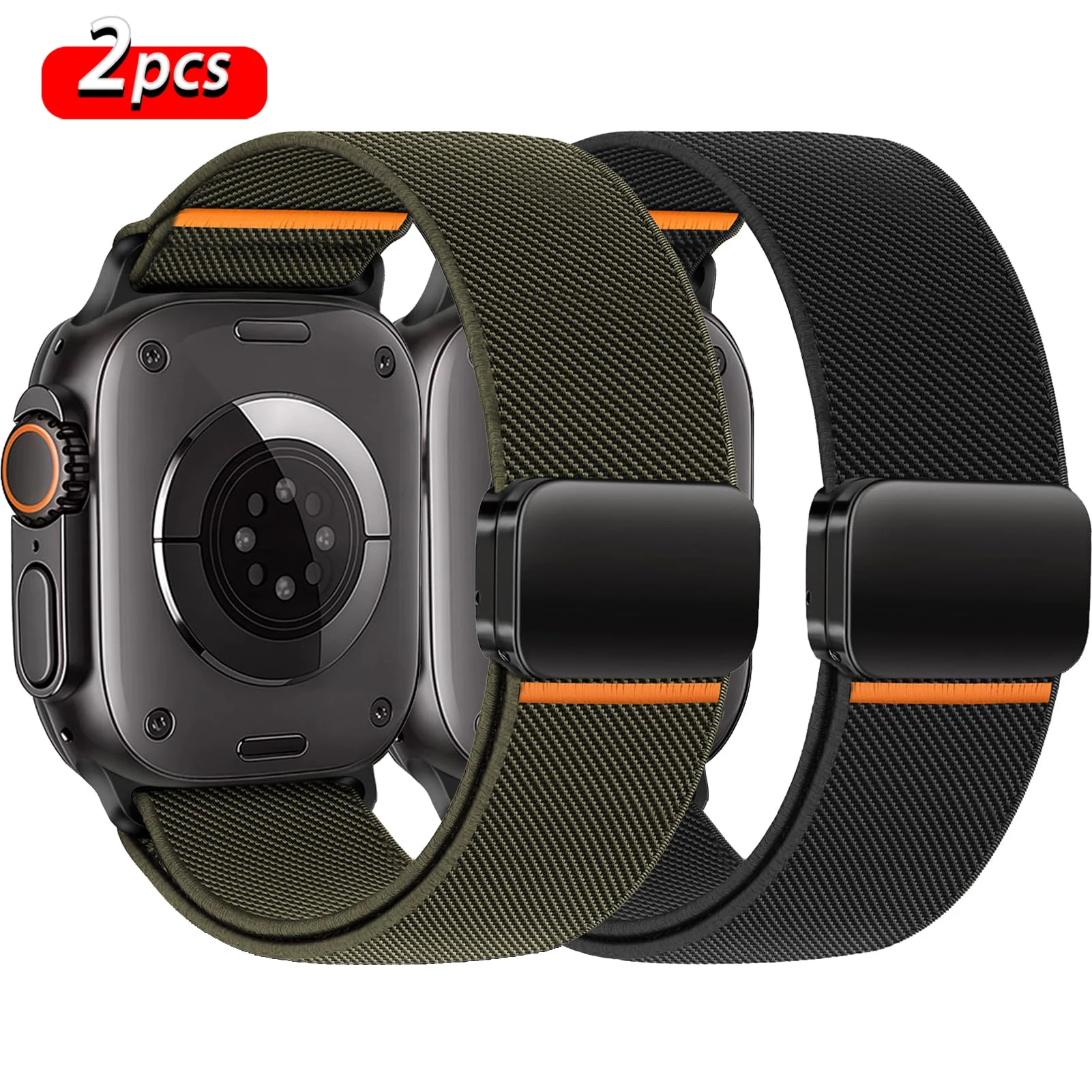 Magnetic Nylon Bracelet Strap