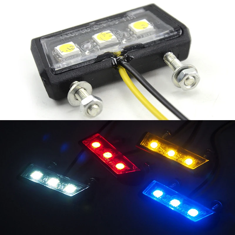 MotorcycleLicensePlateLEDLight12VMotorcycleLicensePlateWarning