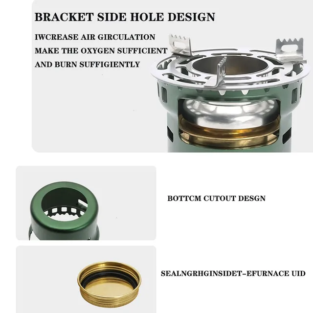 Portable Alcohol Stove for Camping & Hiking 3