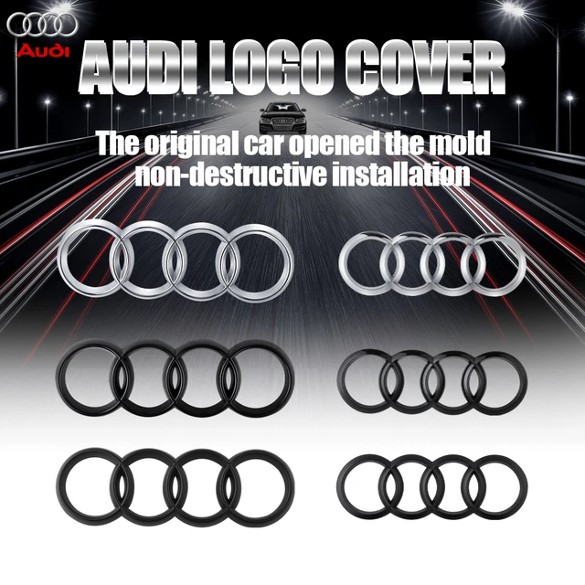 Audi S Badge Emblem Sticker For A3 A4 A5 A6 Q5 Q7 - Abs Material