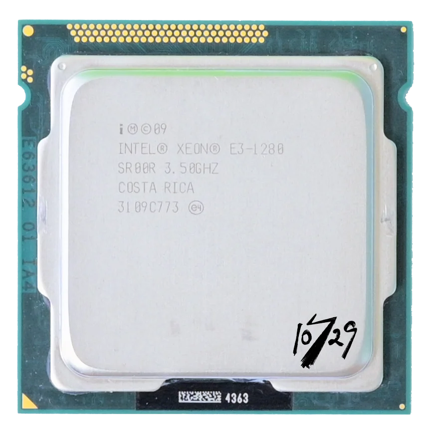Intel Xeon E31280 E3 1280 3.5 Ghz Quadcore Eightthread Cpu Processor