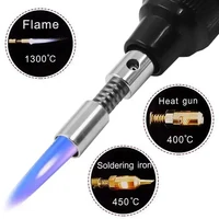 1300°C Cordless Butane Soldering Iron Blow Torch Portable All-in-One Kit forSoldering, Welding, Shrinking Reaches High Temp Fast - Image 3