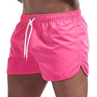 Summer Men's Fashion Beach Shorts Polyester Quick Dry Multicolour Sports Three Quarter Shorts Men 1