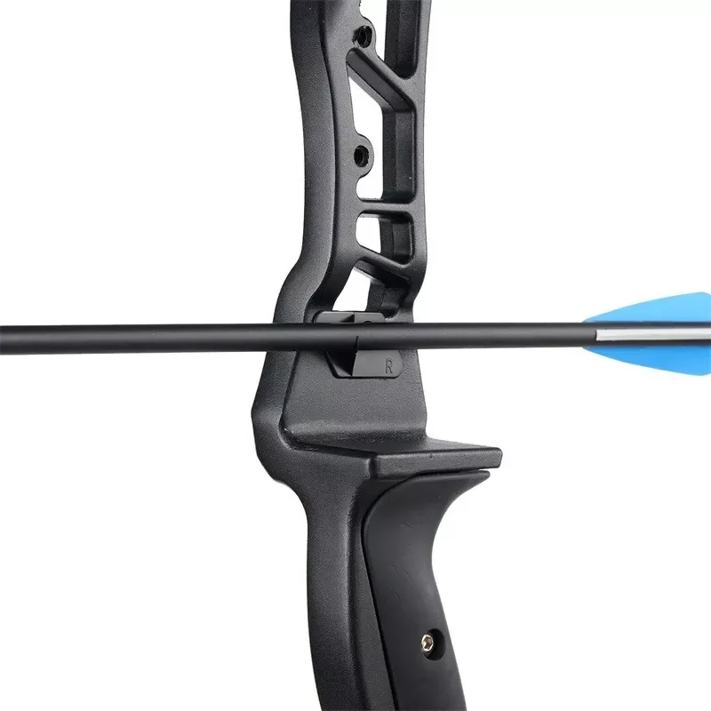 Arco per tiro con l'arco Poggia freccia magnetico Stick per arco Riser Arco ricurvo professionale Poggia freccia per mano sinistra e destra  18
