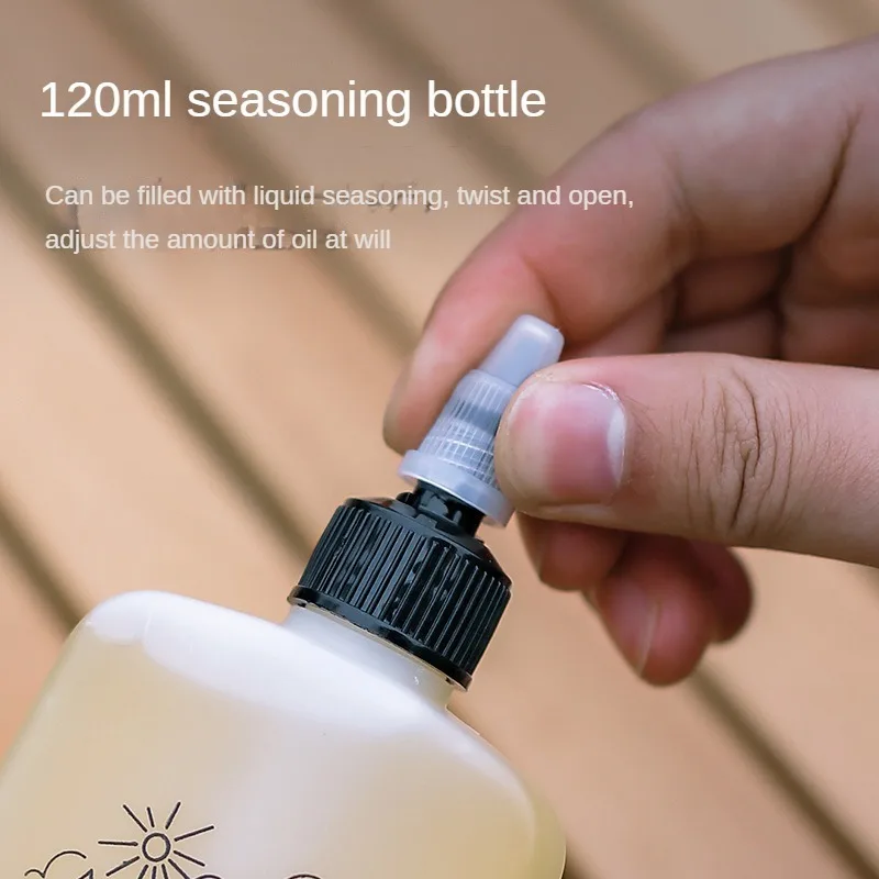 Spice Container ISE MOUNT Camping Kitchen Seasoning Jar Portable Spice Container Cookware Set Supplies Liquid Powder Bbq Picnic Seasoning Can