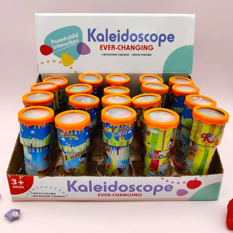 Creative Cartoon Nostalgia Kaleidoscope Toy Multi-prism Telescope Puzzle Student Experiment Boys And Girls Gift Fidget Toys