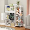 Toy Storage Organizer Kid Bookshelf with Stuffed Animal Storage Holder Floor Storage Cabinet Toy Chest 3-Tier Toddler Book Shelf 2