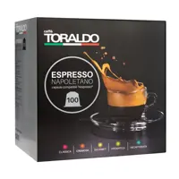 КОФЕ TORALDO |   Совместимость с Nespresso * |   Кофе отборный, поджаренный и обжарный в Италии. |   Эксellence Неаполитанского кофе (600 капсул, сливочная смесь) — изображение 2