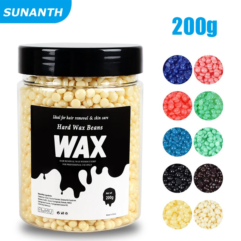 200g/400g Canning Hard Wax Beans For Men And Women Body Hair Removal Depilatory Wax For Wax Heater Kit For Wax Heater Machine