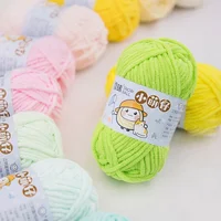 50g/Ball Thick Soft Knitting Yarn for DIY Scarf Hat Crochet Chunky Thread Handmade Velvet Chenille Yarn Kit for Sweater 4