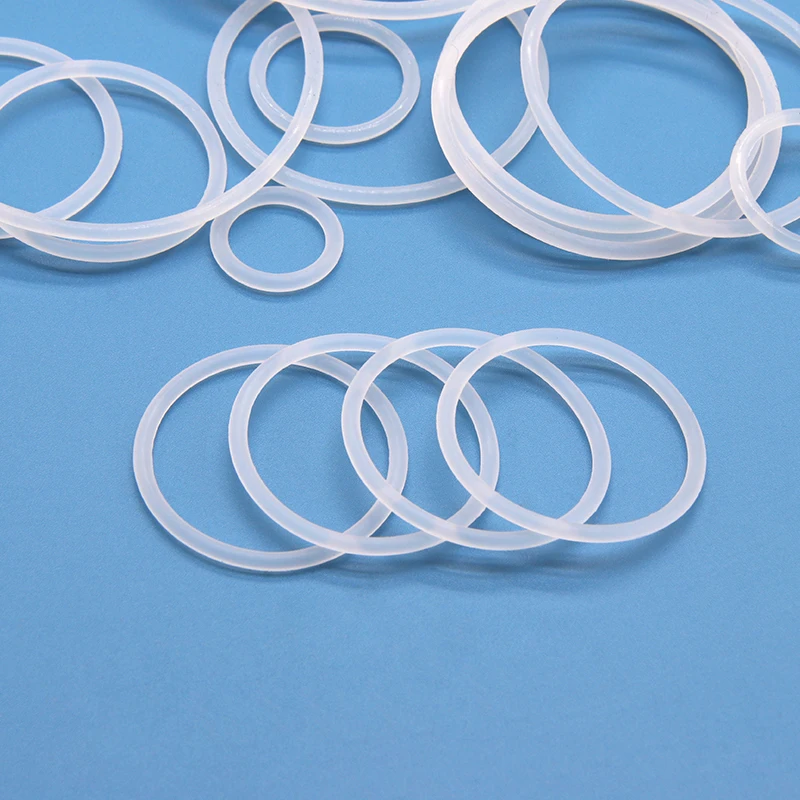 VMQ O Ring Rubber Seal Rings Heat-Resistant Food Grade Silicone O-Ring 50pcs rubber seal strip silicone seal strip sealing strip