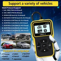Car Diagnostic Tool Auto Parts 16 Pin Engine Diagnostic Instrument Obd2 Code Reader Digital Display Obd 2 Scanner, No Battery - Image 3