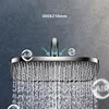 YCRAYS Grey Digital Display Thermostatic Shower Set Black Faucet Rainfall Bathtub Tap For Bathroom Accessories Hot Cold Mixer 4